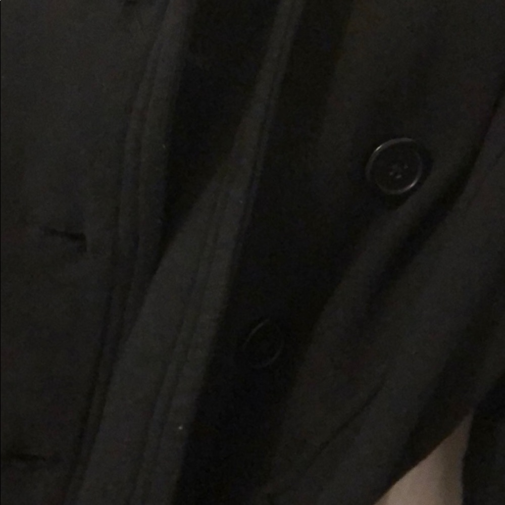 Lee Double Breasted sweatshirt peacoat hoodie EUC - Picture 3 of 7